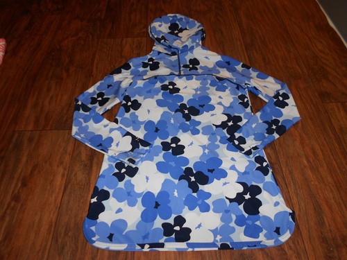 Coolibar girls shirt size M medium MINT cond top hood Seacoast Cover-Up UPF 50+ - Picture 5 of 5