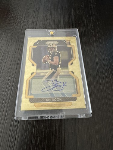 IAN BOOK 2021 PANINI PRIZM GOLD VINYL ROOKIE RC AUTO 5/5 NFL NCAAF NOTRE DAME