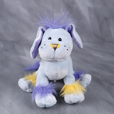 Ganz Webkinz Mohawk Puppy Dog Plush Stuffed Animal Blue