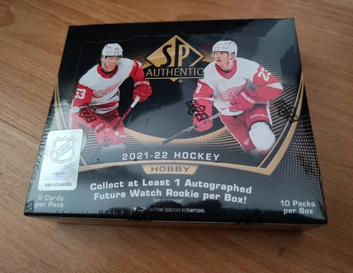 Brand New Upper Deck 2021-22 SP Authentic Two Auto´s NHL Hockey Hobby Box