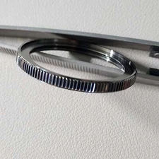 Bezel SOFT COIN EDGE SKX007 / Gunmetal Color Polished SKX007 SKX009 SKX SEIKO