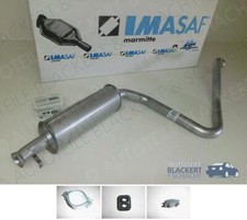 IMASAF Auspuff Mitteltopf+Zubehör für Saab 9-3+Cabriolet 900 II Cabriolet+Coupe