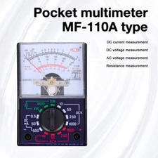 Voltmeter Ammeter Ohmmeter Analog Multimeter Tester Meter Volt AC/DC 1000V/500mA