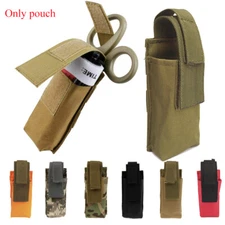 Tourniquet Scissor Bag Flashlight Holder Holster Molle Pouch Tactical Waist Pack