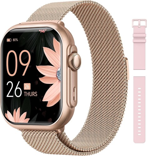 100 Tage Akkulaufzeit Damen Fitness Tracker mit Herzfrequenzmessung und GPS