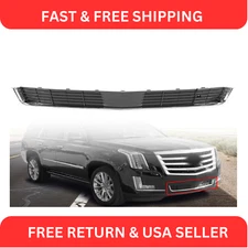 For 15-2020 Cadillac Escalade New Front Bumper Chrome Trim Grille Lower Face bar
