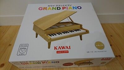 KAWAI MIni Grand Piano 32 key Natural 1144 Musical Instrument real Toy Japan