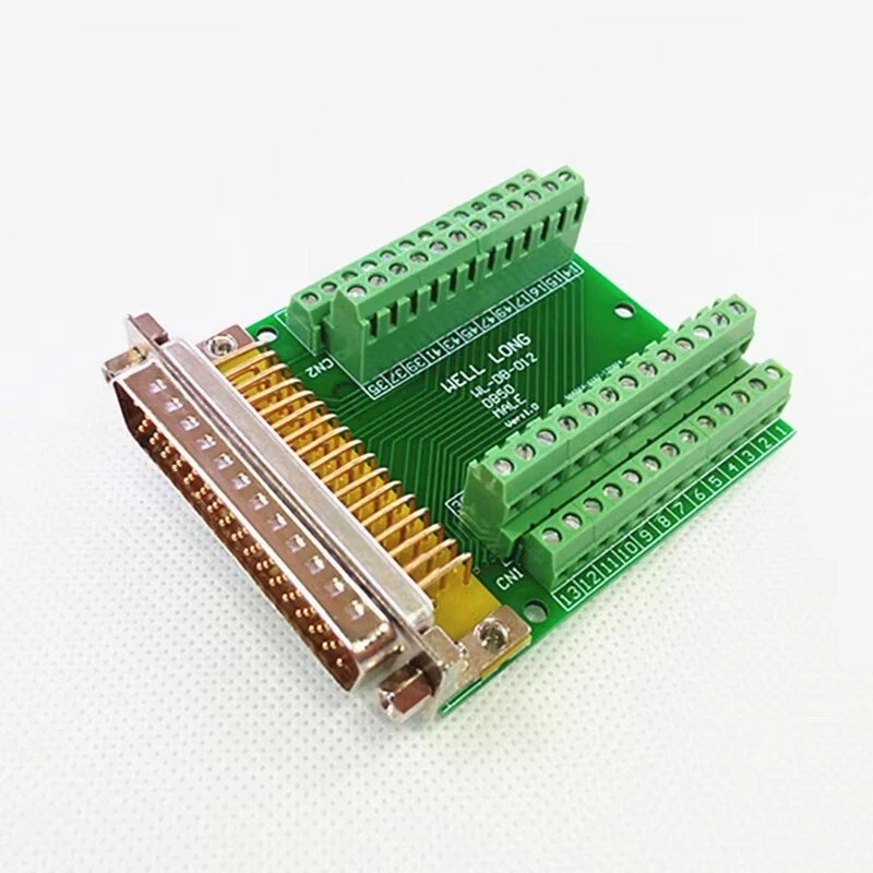 DB50 Male Breakout Board D'SUB Header Terminal Block Module - Image 4 of 4