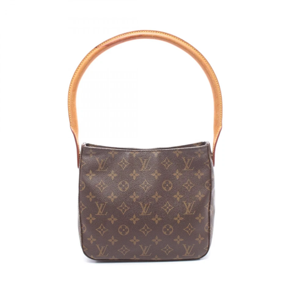 LOUIS VUITTON Looping MM Schultertasche M51146 Monogram Canvas Braun Gebrauch...