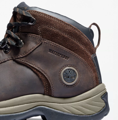 Timberland Flume Trail Leather Waterproof Mid Hiking Boots Brown Men\'s 9.5M Timberland | Shoes | Timberland Flume Trail Leather  main image 2