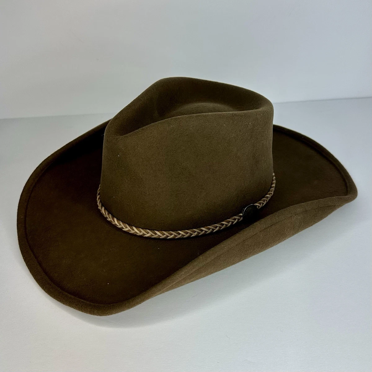 STETSON 5X FUR FELT DUNE PINCH FRONT COWBOY WESTERN HAT STETSON 5X FUR FELT DUNE PINCH FRONT COWBOY WESTERN HAT