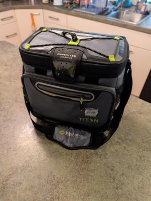 #ad Rhino Tech TITAN Deep Freeze Insulated Hard Body Carry Cooler 12x12x7 $50.00