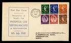 DR WHO 1960 GB FDC PHOSPHOR TAGGED SORTING MACHINE SOUTHAMPTON QEII COMBO R57200