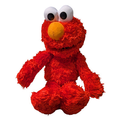 Vintage - Elmo Plush Toy - Red Fuzzy - Collector - Stuffed Animal 