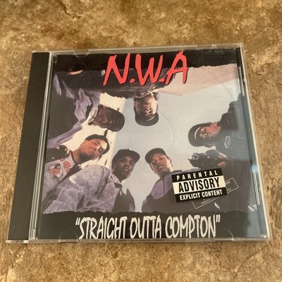 NWA Straight Outta Compton CD PA N.W.A Eazy-E Ice Cube Dr Dre - Explicit Sticker