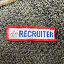 Current Style Boy Scout Recruiter Patch Segment Strip - See description