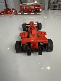 Vtg LEGO Racers: Ferrari F1 Racer (8362) Set Complete And Working 2004 1:24