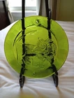 Blenko Blown Pressed Lion Art Glass Suncatcher Ornament 9"