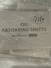 6 High-Performance Oil Absorbing Sheets for Face 100 sheets/ Pk Makeup Friendly
