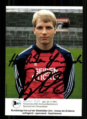 Rainer Wilk Autogrammkarte Arminia Bielefeld Original Signiert + A 259378