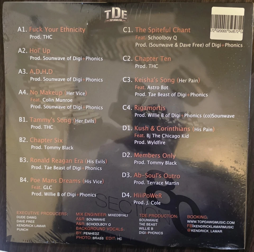 kendrick lamar Section80 Vinyl - Image 2 of 2