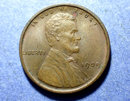 1909-VDB Lincoln cent  AU
