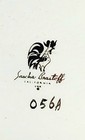 Sascha Brastoff Handsigned Horse Round Caramic Art Ashtray — photo 3