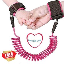 Onwon Anti Lost Wrist Link Safety Strap Rope 1.5m Pink