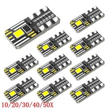 Auxito Led License Plate Interior Light Bulbs White T10 194 168 2825 6500k 210x