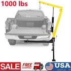 Hydraulic Pickup Truck Crane Hoist Crane 1000lbs Capacity 360° Swivel Hoist Lift