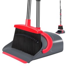 Ivandar Broom And Dustpan Setbroom Dustpan Combo Set Dust Pan Long Handle For