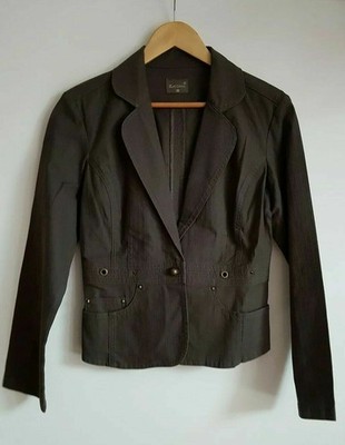 Jacke Jeansjacke Zucchini grün oliv Größe M