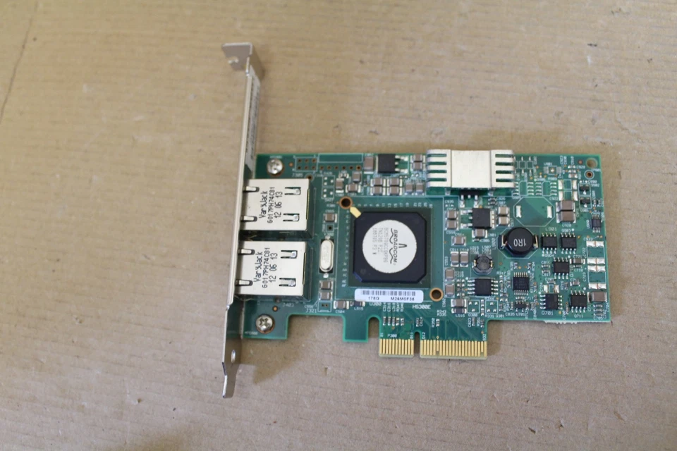 DELL Netzwerkkarte 0G218C G218C DUAL PORT 10/100/1000MBPS PCI-Ex4 2xRJ45 - Bild 3 von 4