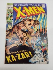 X-Men #62 Ka-Zar Appearance Neal Adams Cover 1st Savage Land! Magneto! 1969