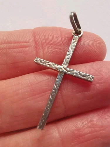 Vintage Sterling Silver Cross Pendant R3N