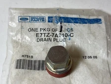 Genuine OEM Ford E7TZ-7A010-C 87-01 ZF 5-Speed Manual Trans Drain Fill Plug NOS