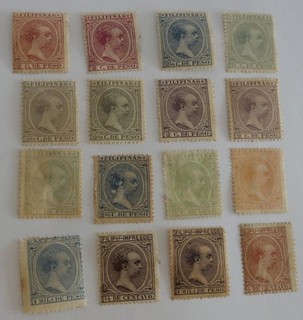 Philippines 1890 96 small collection unused