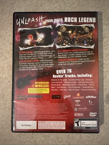 Guitar Hero III: Legends of Rock (Sony PlayStation 2, 2008) - Picture 2 of 4