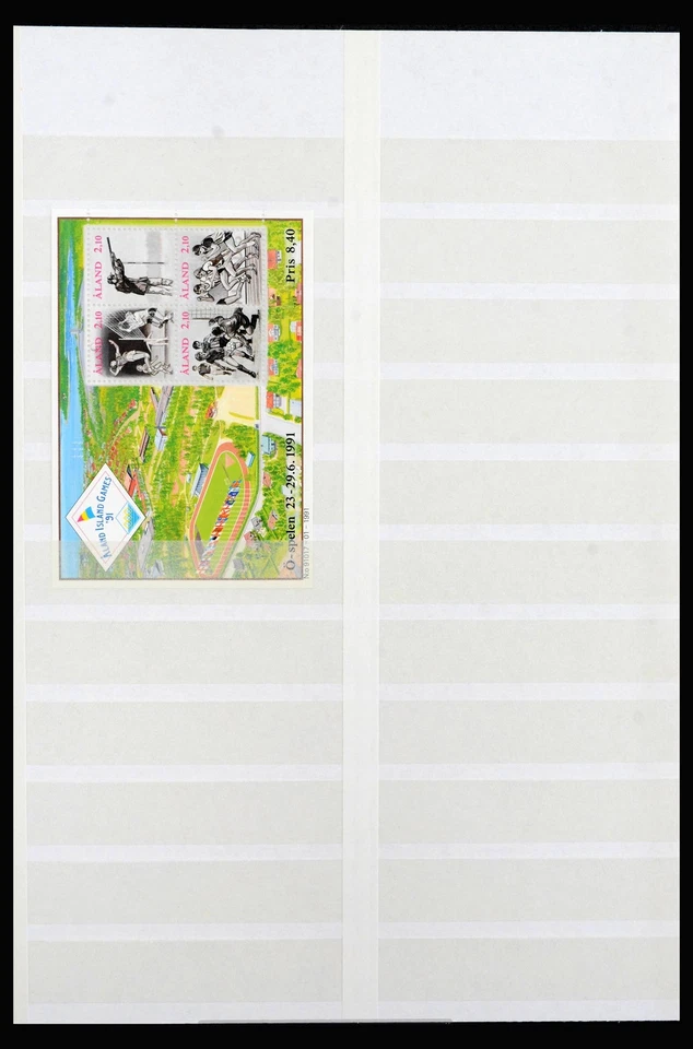 Lote 40088 coleção de selos MNH Aland 1984-2018 em estoque. - Imagem 4 de 4