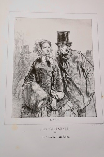 Gavarni Par-ci, par-la et physionomies parisiennes 100 sujets - Picture 4 of 12