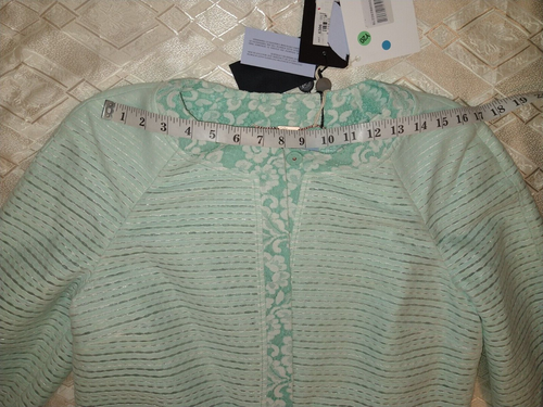 NEW BLUMARINE REVERSIBLE 2 in 1 WOMEN'S CARDIGAN US 10 12 IT 48 MADE IN ITALY - Picture 3 of 12