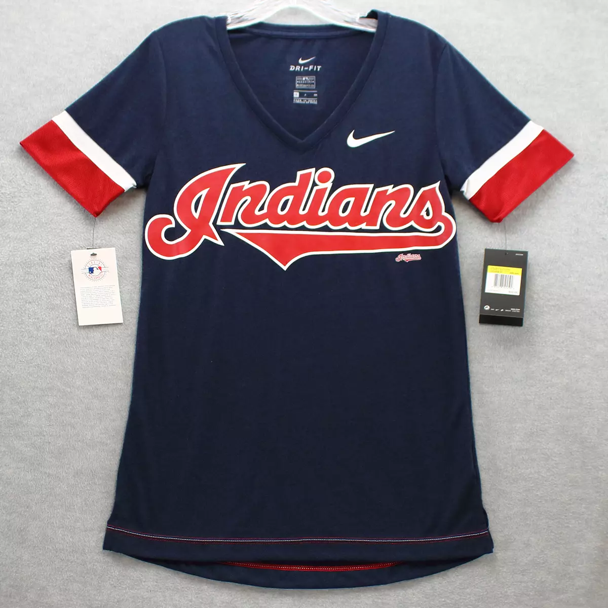 MLB Women's Cleveland Indians Nike Practice T-Shirt - White