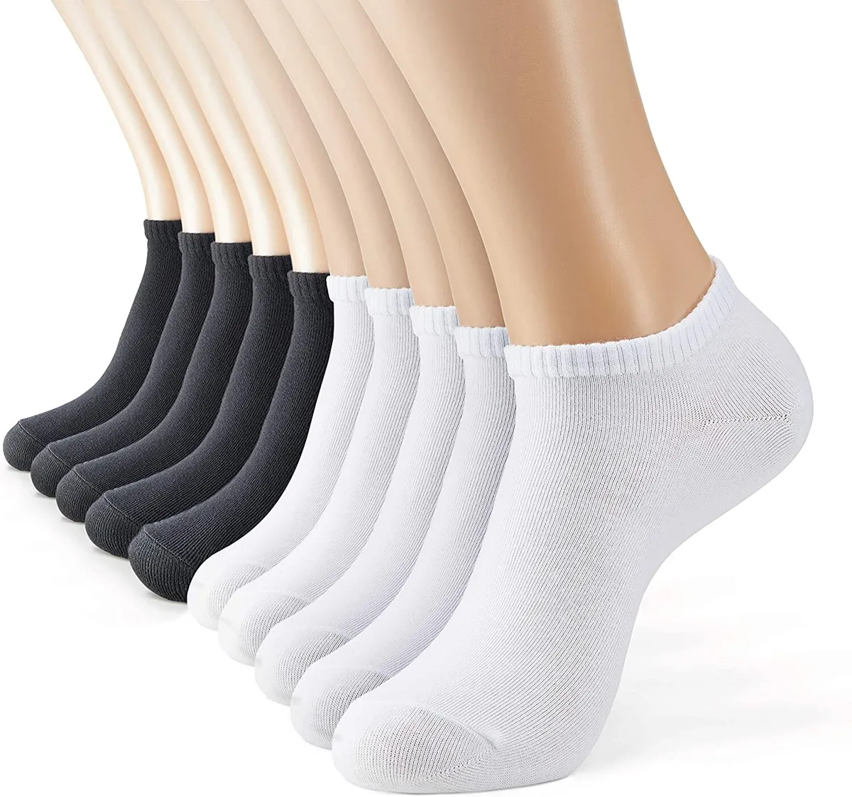 Lot 3-12 Pairs Mens Womens Sport Low Cut no-Show Casual Socks Size
