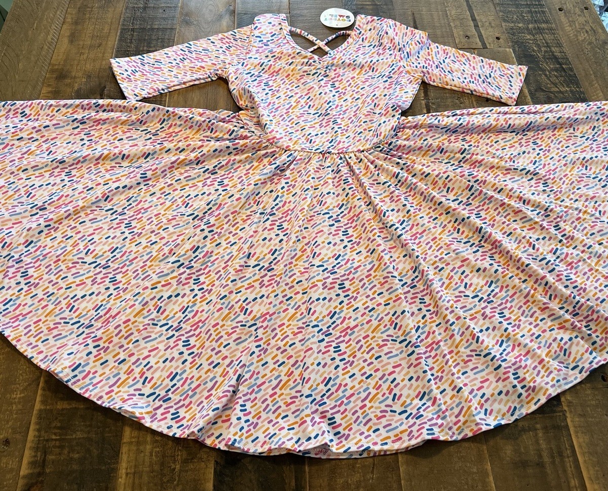 dot dot smile dress Rainbow Dreams Cap Dress