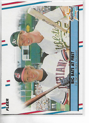 1988 Fleer Big Bats At First Card | eBay