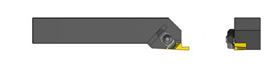 NSL 163D: LH Thread & Groove Tool Holder For NG 3L Top Notch, 1'' x 6'' Long