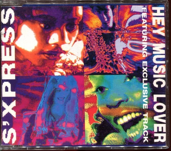 FRENCH CD MAXI SINGLE S' XPRESS HEY MUSIC LOVER RARE COLLECTOR COMME NEUF 1989 - Photo 1/2