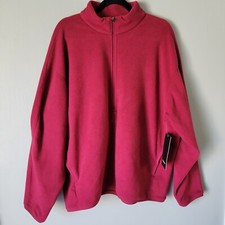 Lululemon Oversized-Fit Fleece Half Zip Long Sleeve POME Pomegranate Mens XLarge