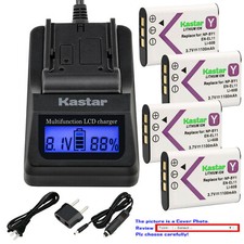 Kastar Battery LCD Fast Charger for Pentax D-LI78 PENTAX Optio L50 Optio M50