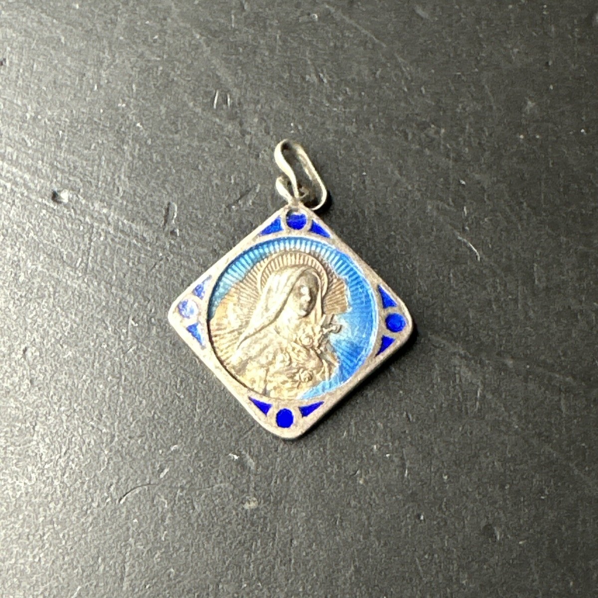 Pendentif Ancien Argent Massif 925 – Style Art Déco, Pendentif Créateur
